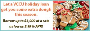 Get extra dough with a Velocity Community Holiday Loan