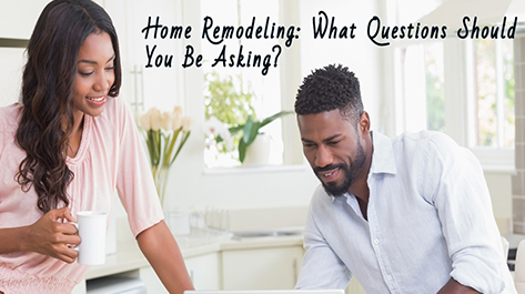 A couple looking into remodeling their home