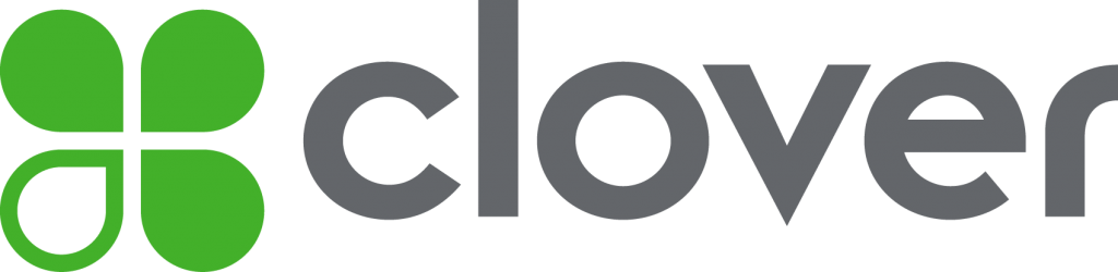 Clover logo, clover offered through merchant services from Velocity Community CU