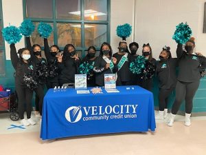 VCCU supporting Royal Palm Beach High School Cheerleaders